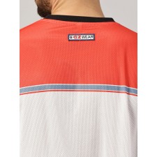 MOTOCYKLOVÝ RETRO DRES - ČERVENOBÍLÝ - JAWA